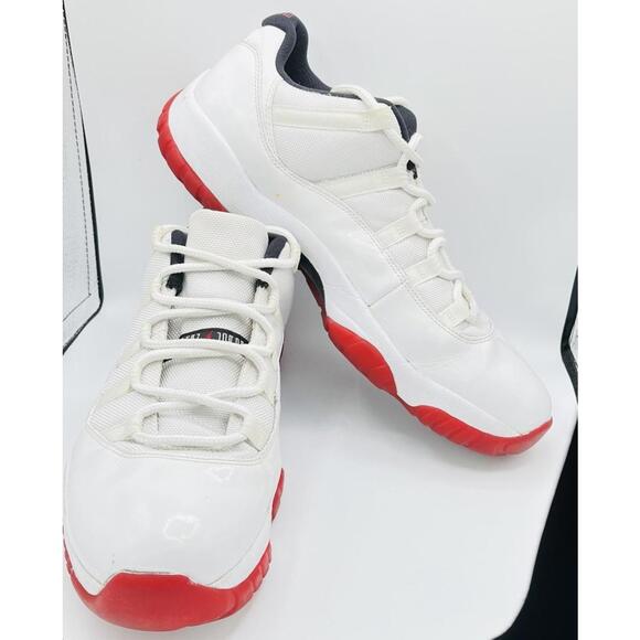 Sz 14 Nike Air Jordan 11 Retro Low Cherry 528895-102 Vintage - Picture 6 of 8